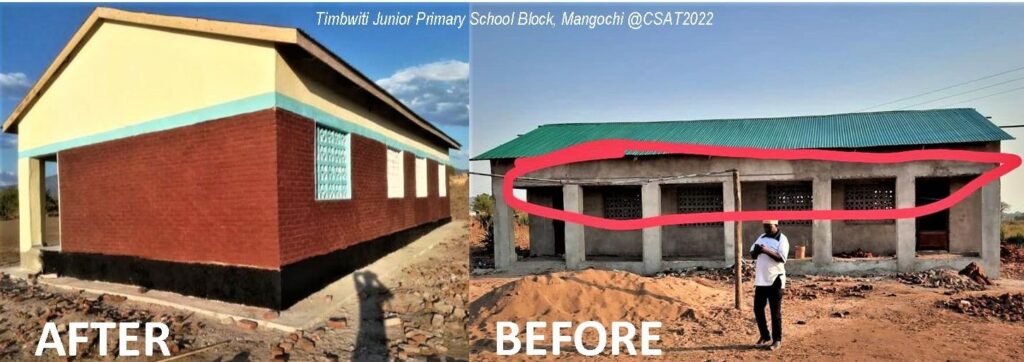 NAMAVI COMMUNITIES DEMAND IMPROVED SCHOOL BLOCK IN MANGOCHI